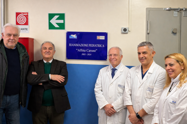 Rianimazione Pediatrica Arnas Garibaldi intitolata ad Alfina Caruso. Un tributo alla competenza e all’umanità di un medico al servizio dei bambini