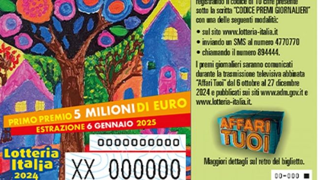 Lotteria Italia 2025, boom di vendite in Sicilia: +13% di biglietti