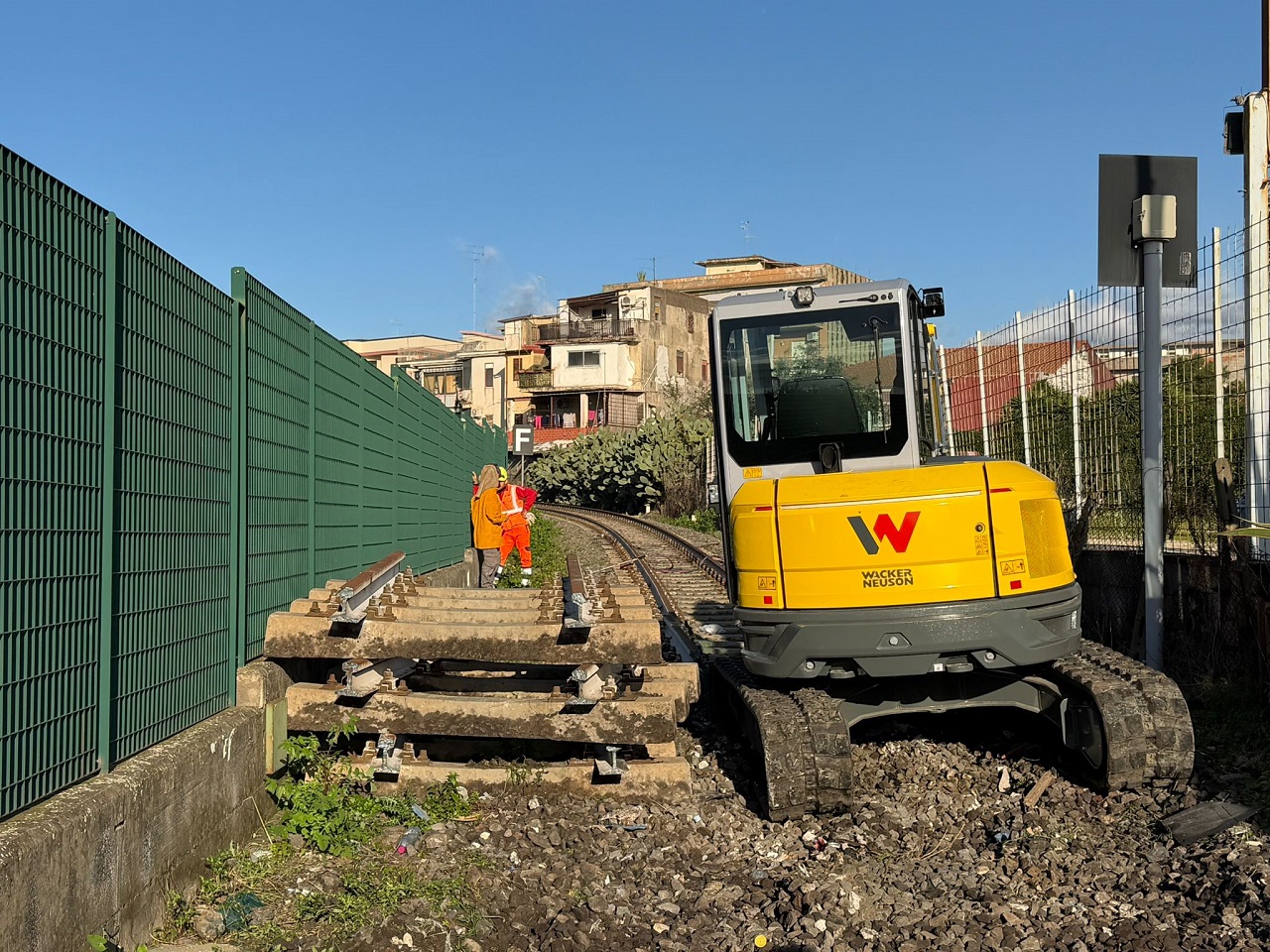 Misterbianco, rimozione binari sulla Ferrovia Circumetnea: partiti i primi lavori