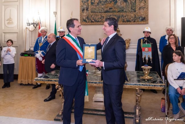 Sant’Agata, Giovanni Cultrera di Montesano riceve la Candelora d’Oro dal sindaco Trantino