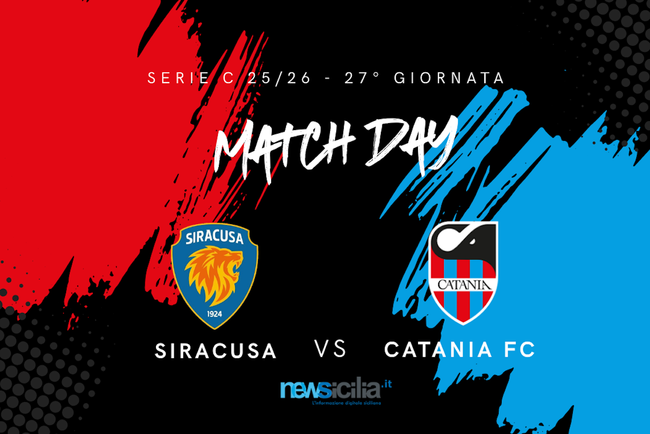 Siracusa-Catania 1-1: i rossoazzurri non vincono più