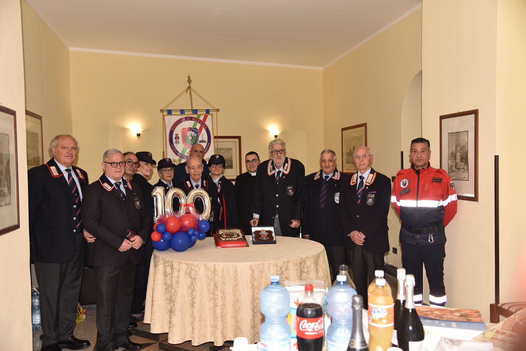 Cent’anni e un legame indissolubile con l’Arma: festa a Messina per il maresciallo maggiore Salvatore Messina