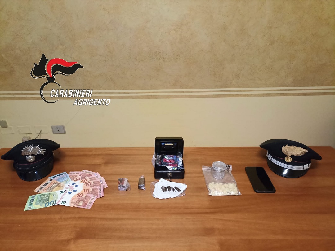 Menfi, arrestato minore per possesso di stupefacenti e spaccio