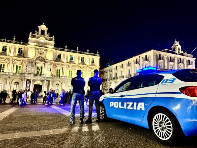 Catania, controlli straordinari nel weekend: 295 persone identificate, sanzioni e denunce nella movida