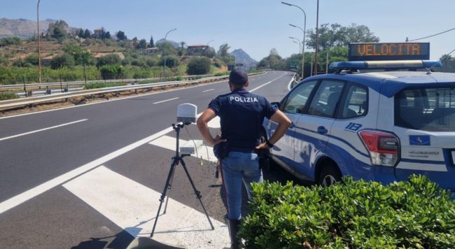 Autovelox in A18 e A20: ecco quando e dove i controlli della Polizia Stradale