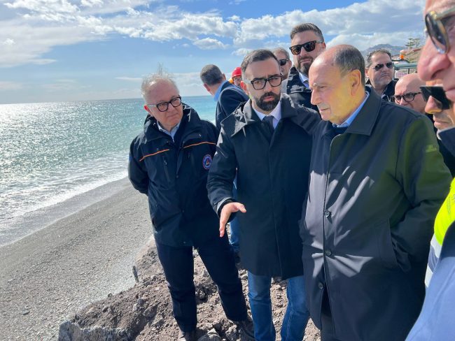 Ciclone Harry, cantieri aperti a Santa Teresa di Riva: al via le opere per difendere la costa