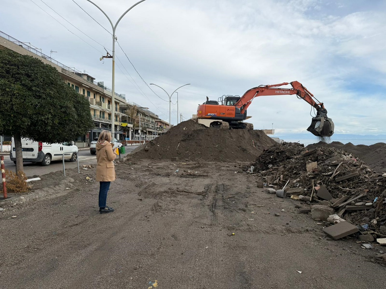 Ciclone Harry, interventi no stop a Fondachello e Sant’Anna