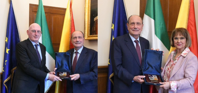 Schifani incontra Gambacurta e il prefetto Giallongo a Palazzo d’Orléans