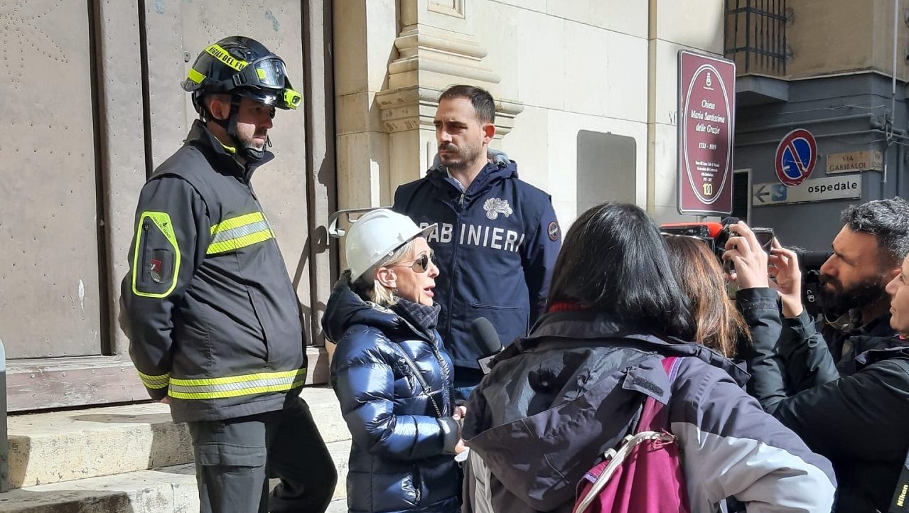Frana Niscemi, sopralluogo per mettere in sicurezza i beni culturali della zona