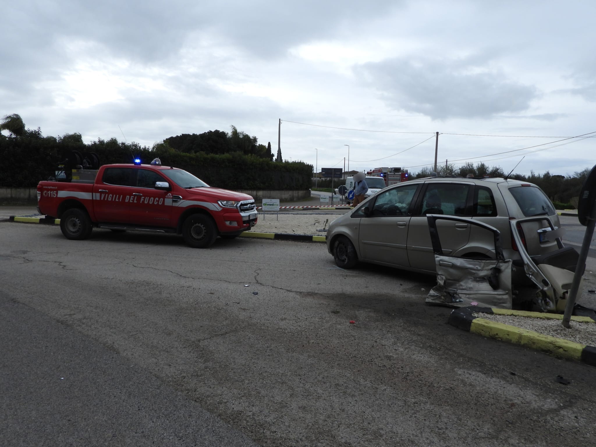 Violento incidente a Vittoria: due feriti gravi