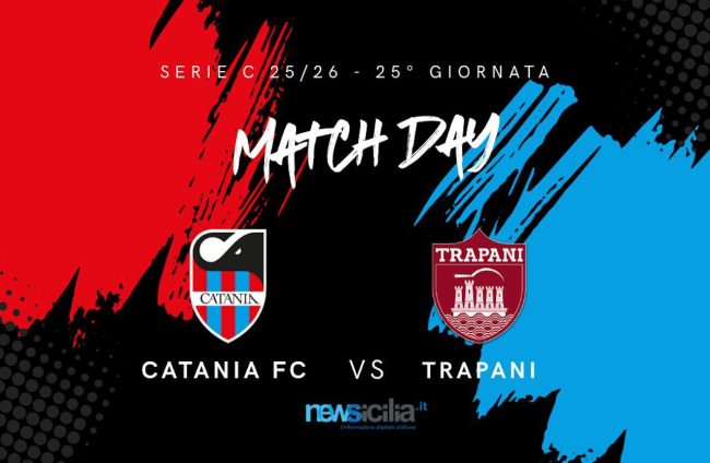 Catania – Trapani 4- 0: tutto facile in un derby nel nome di Orazio Russo
