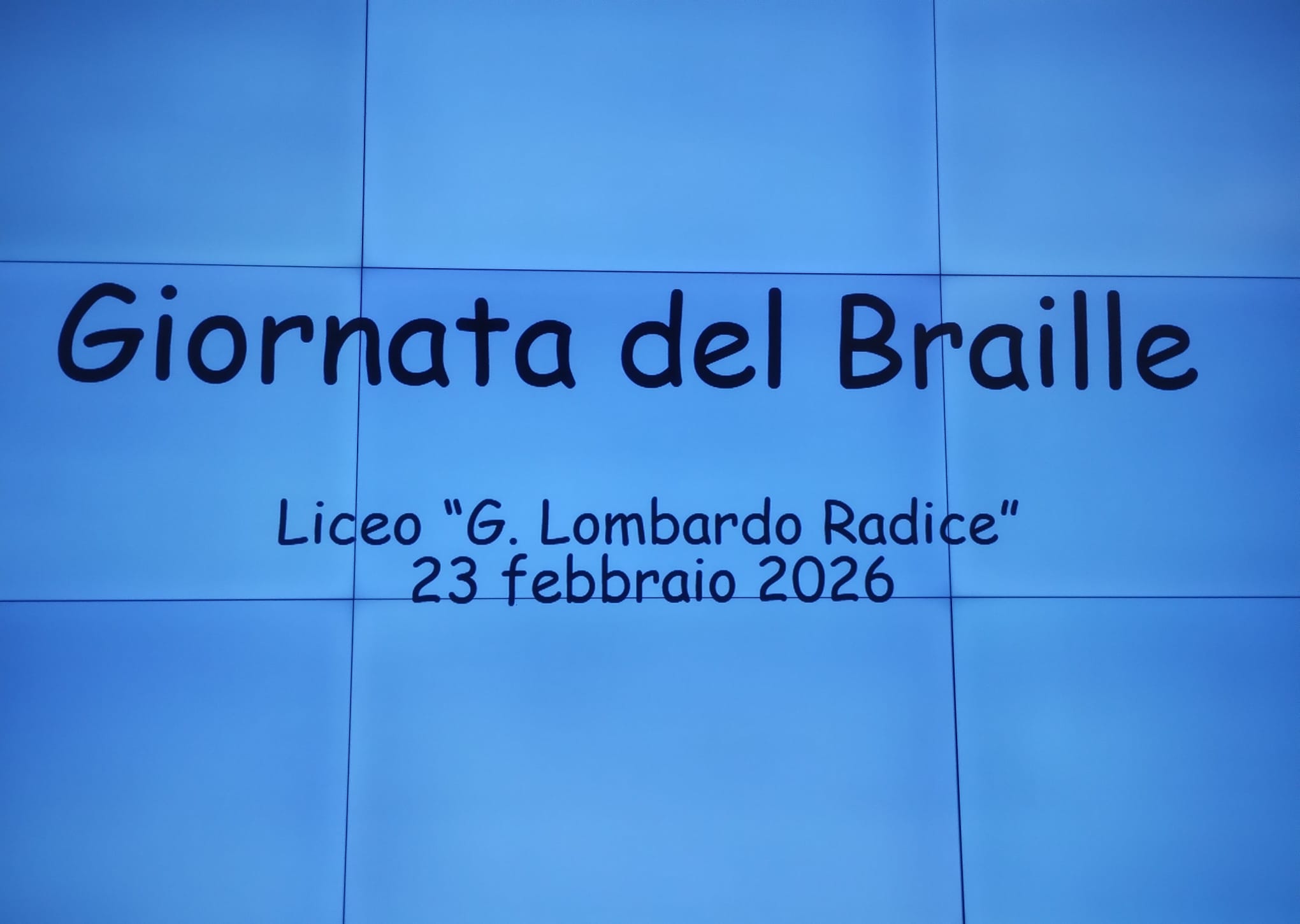 Il Liceo Lombardo Radice di Catania celebra la 19esima Giornata nazionale del Braille: incontro formativo su inclusione e autonomia