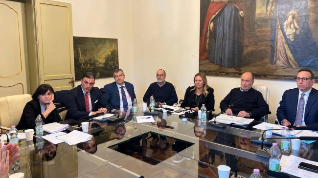 Frana di Niscemi, tenutasi oggi una cabina di regia per discutere dei piani d’azione