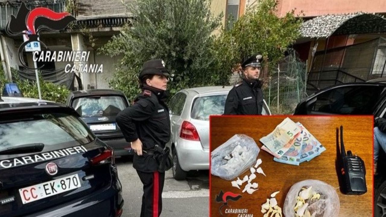 Arrestato giovane pusher di Misterbianco beccato mentre “lavorava”