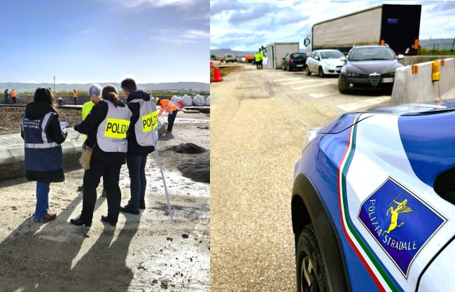 Gela, controlli in un cantiere sulla SS 117 bis: riscontrate irregolarità su sicurezza e segnaletica