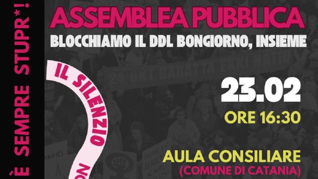 Violenza sulle donne, la nuova legge sul tavolo del convegno “Il silenzio non è consenso” a Catania