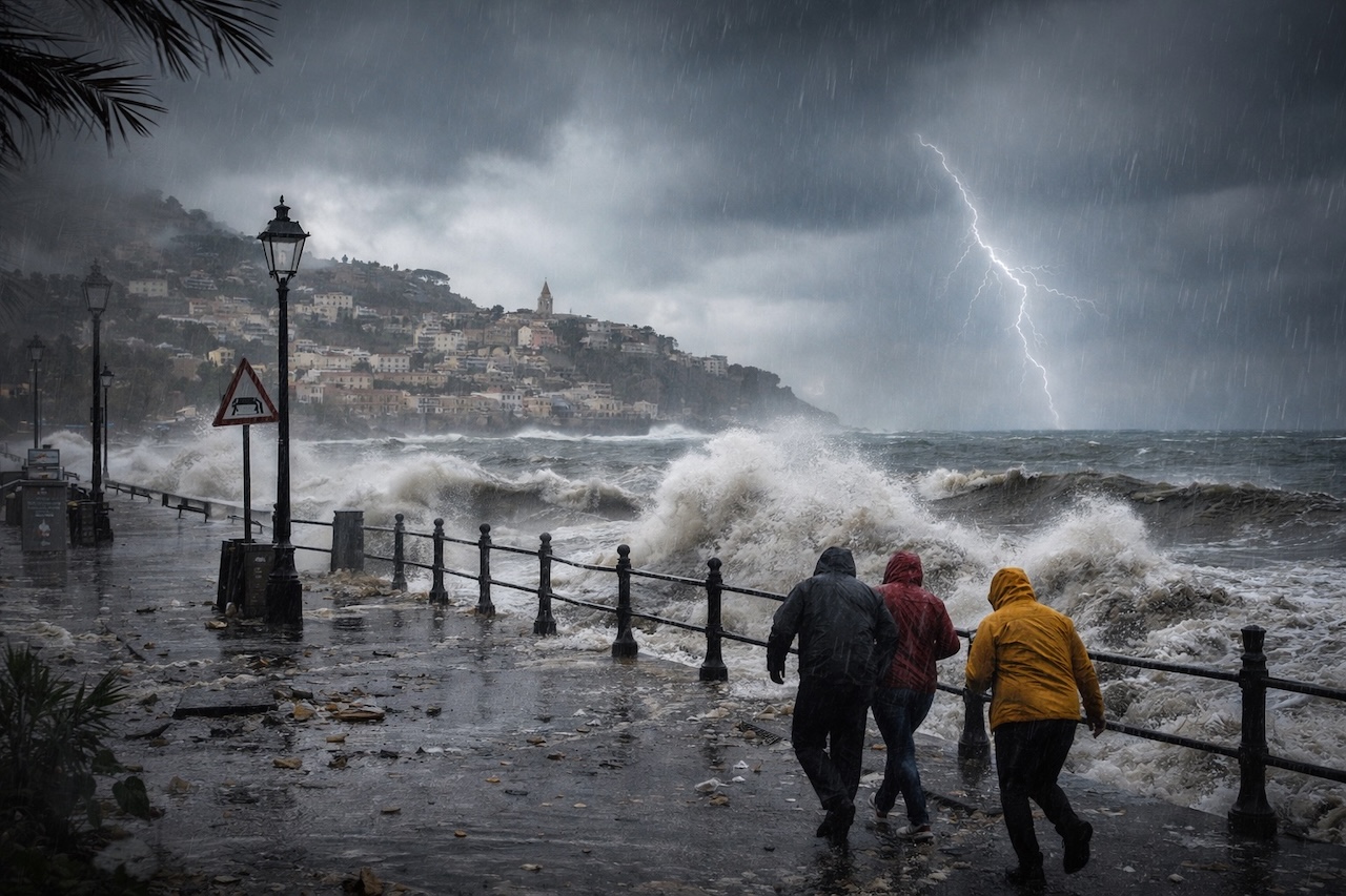 Ritorna l’incubo maltempo in Sicilia. Pioggia, vento e mareggiate mettono in ginocchio (nuovamente) l’Isola
