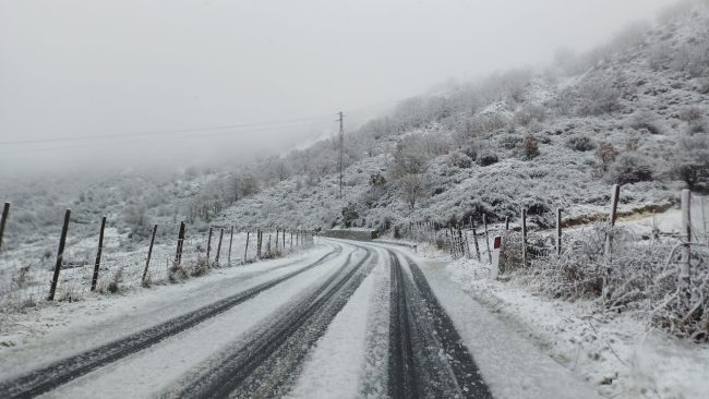 Emergenza neve sui Nebrodi: mezzi in azione, interventi sulle strade provinciali più colpite