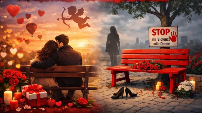 14 febbraio, San Valentino: festa degli Innamorati o giorno da dedicare alla Panchina Rossa?