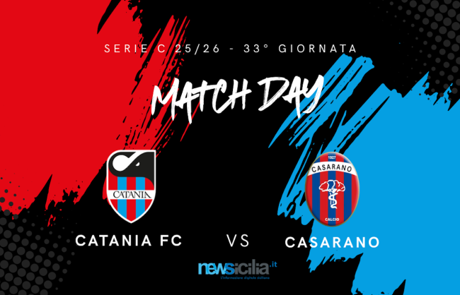 Catania-Casarano 1-1: esordio amaro per mister Viali