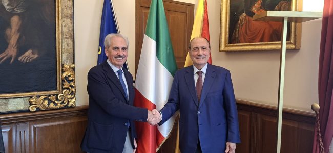 Palazzo d’Orléans, Schifani riceve il presidente di Confindustria Sicilia