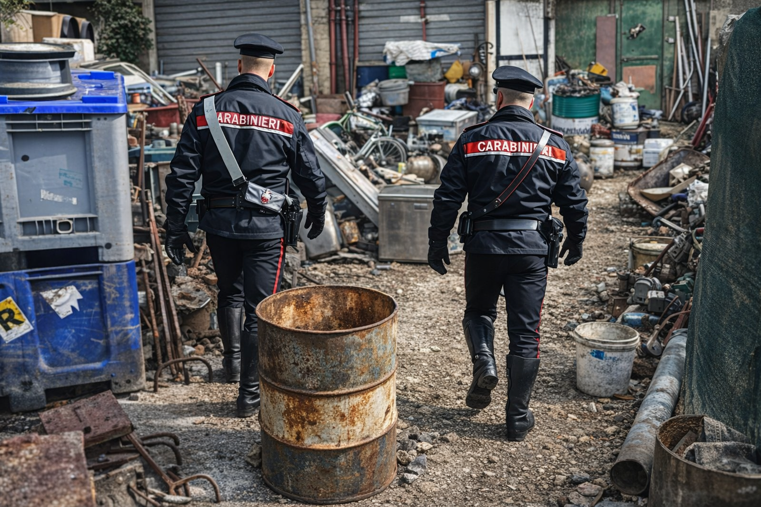 Discarica abusiva accanto casa: imprenditore denunciato, area sequestrata