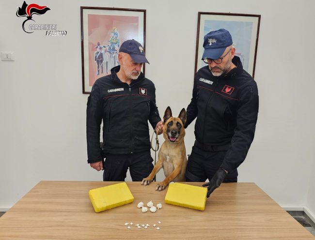 Palermo, maxi-sequestro di cocaina dal valore di 300mila euro: arrestato 34enne
