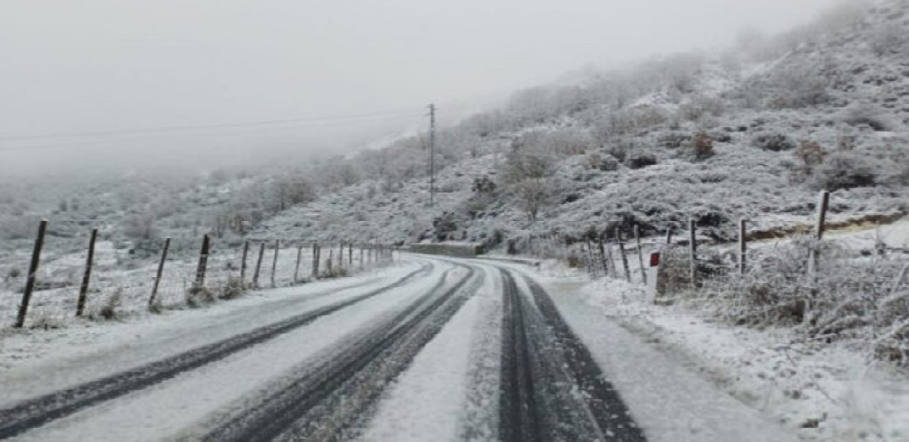 Neve sui Nebrodi, mezzi in azione sulla SP110