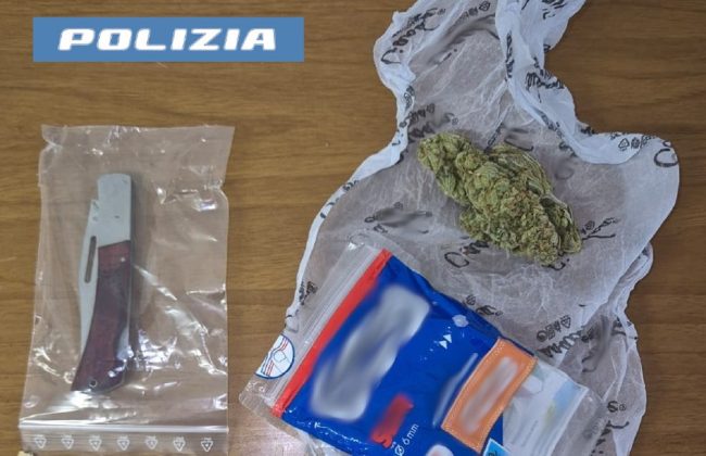 Adrano, denunciato un 38enne: nascondeva la marijuana negli slip