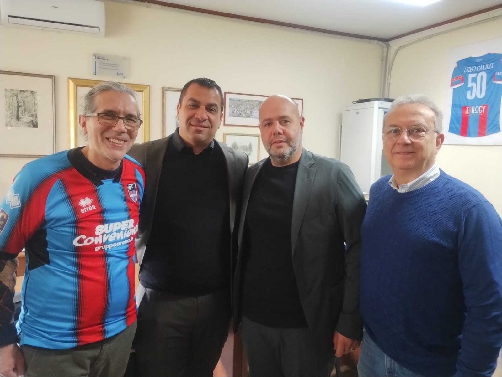 Pelligra al Liceo Galilei di Catania: incontro con docenti e studenti nonostante lo stop alle lezioni per il terremoto