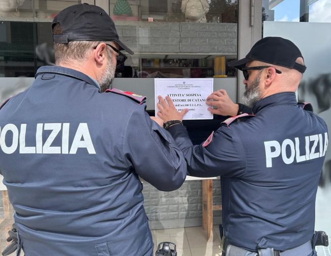 Chiuso chiosco nel Catanese: era diventato luogo di ritrovo di pregiudicati