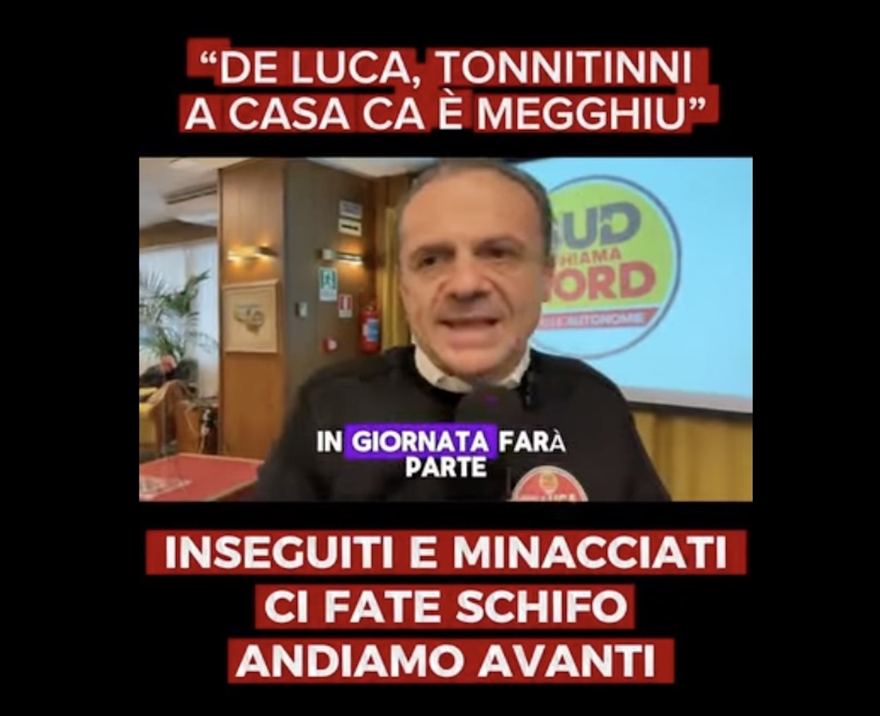 Minacce a Cateno De Luca: “Non mi intimidiscono”. “Atto gravissimo, la politica condanni senza ambiguità”