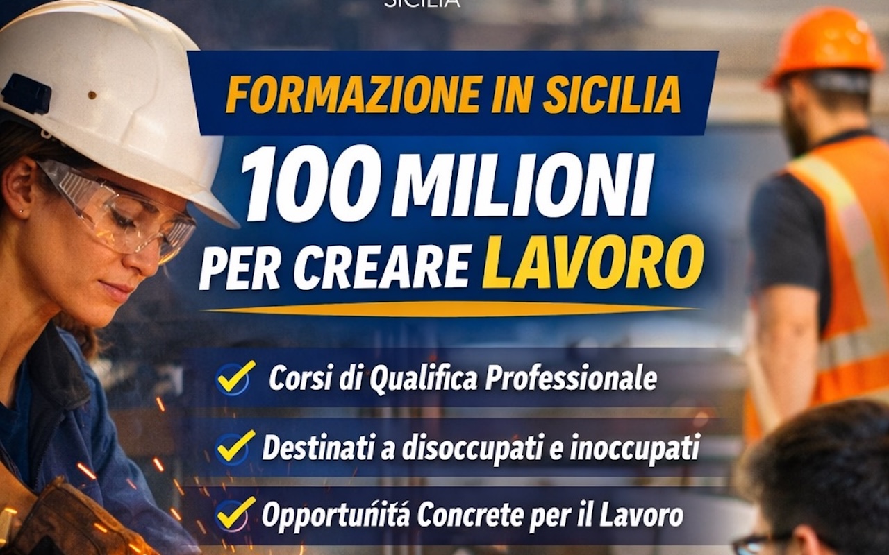 Formazione in Sicilia, al via il nuovo catalogo regionale: 100 milioni per creare lavoro Formazione in Sicilia, al via il nuovo catalogo regionale: 100 milioni per creare lavoro