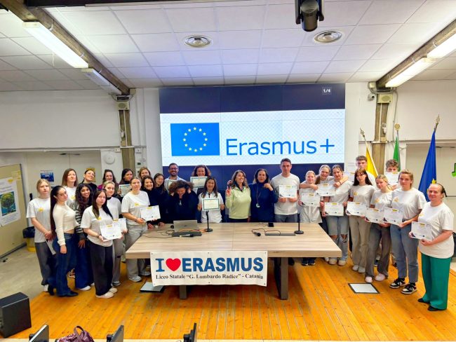 Conclusione delle mobilità Erasmus+ al Liceo Statale “G. Lombardo Radice” di Catania