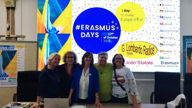 Erasmus, report da record al Liceo Lombardo Radice: l’istituto si piazza ai vertici