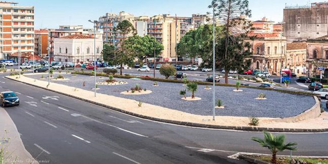 Tondo Gioeni: chiusura temporanea del torna-indietro per lavori di drenaggio urbano
