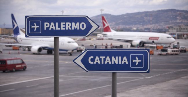Maltempo, disagi negli aeroporti di Catania e Palermo per alcuni voli dirottati