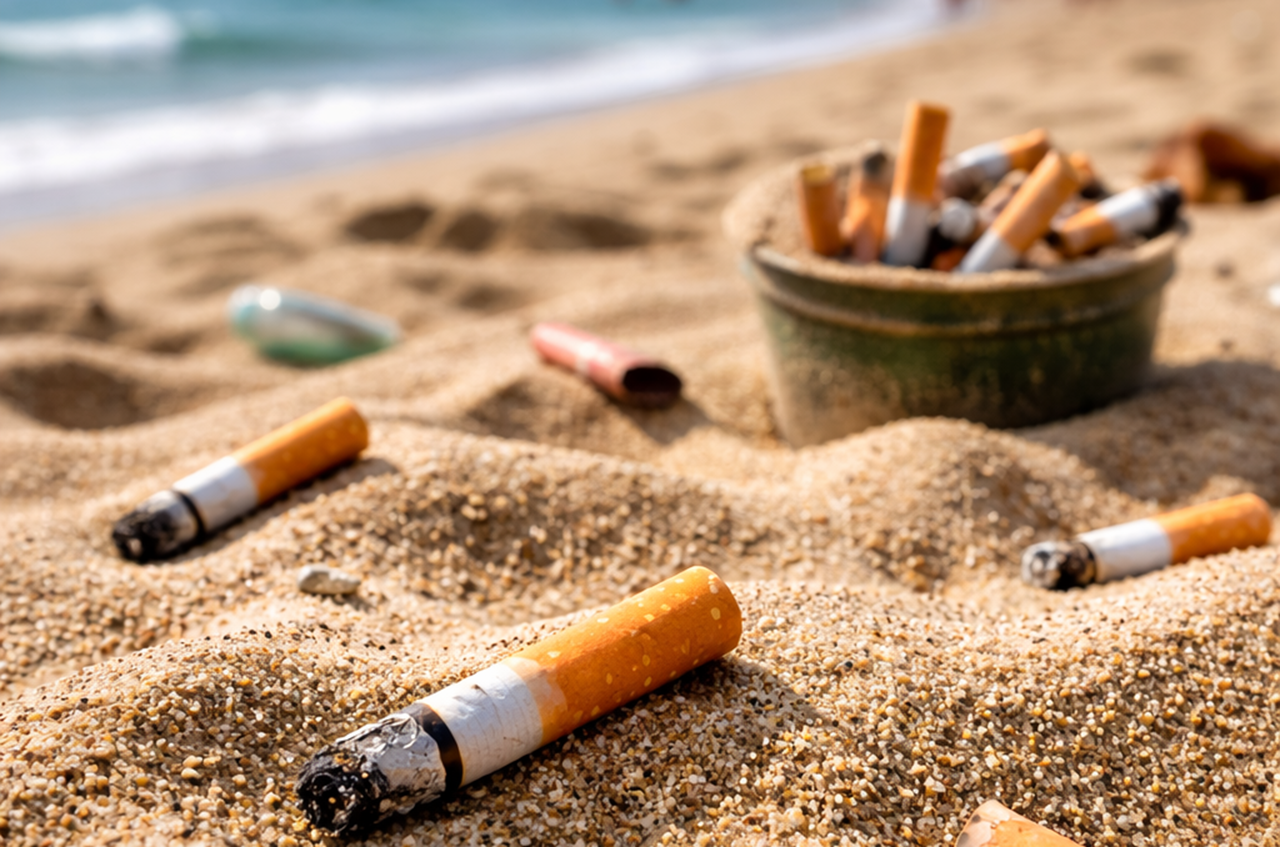 Spiagge “senza fumo” a Palermo: proposta in arrivo per vietare le sigarette sugli arenili