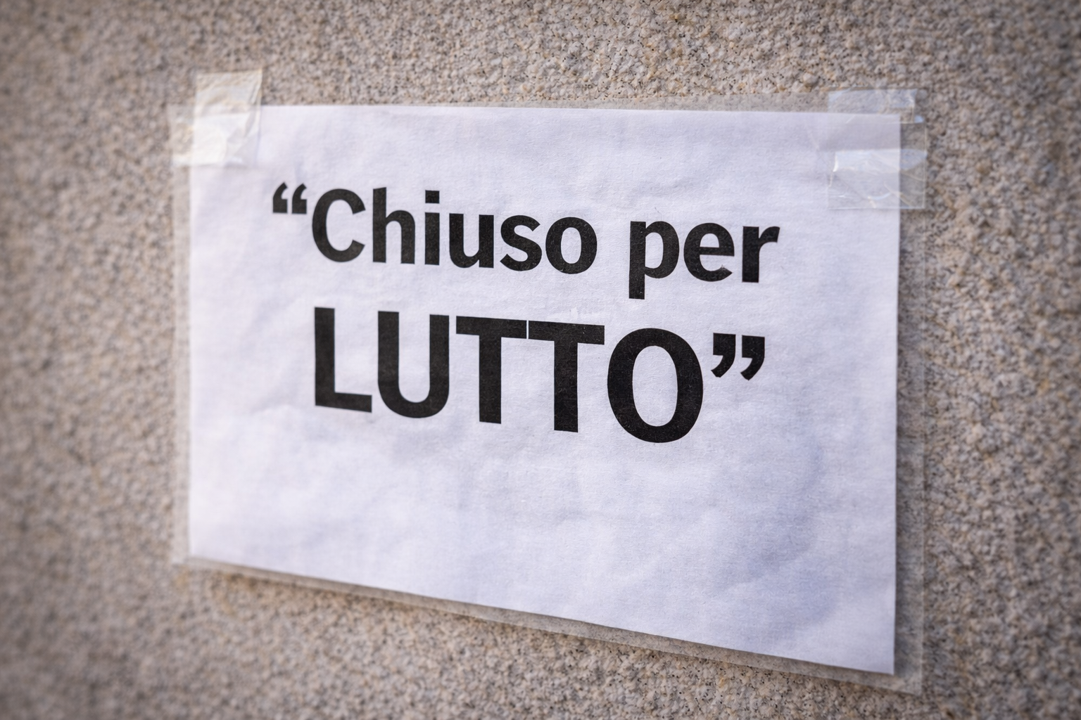 Finto cartello “chiuso per lutto” nello studio medico: indignazione a Campobello di Mazara