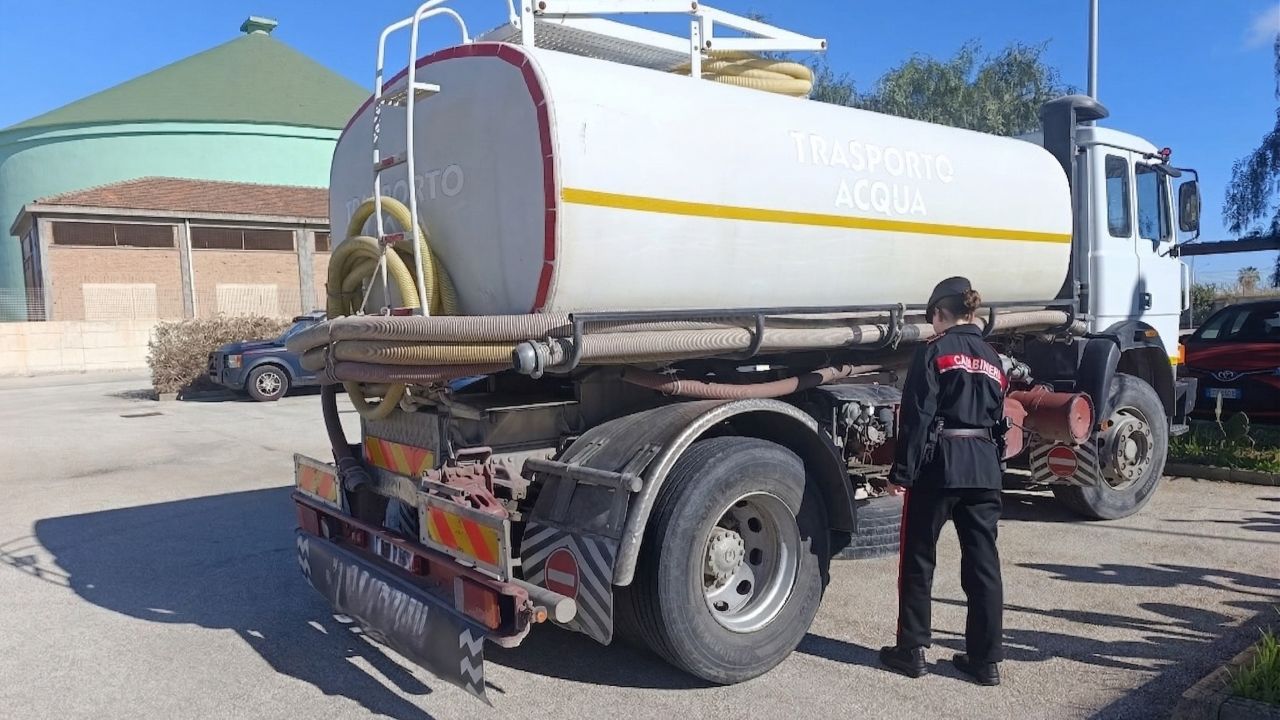 Sospesa attività irregolare di trasporto idrico nell’Agrigentino