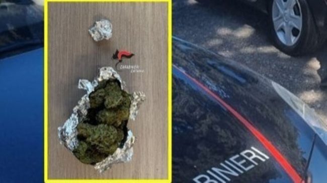 Denunciato un 41enne a Palagonia per detenzione di stupefacenti: vana la fuga