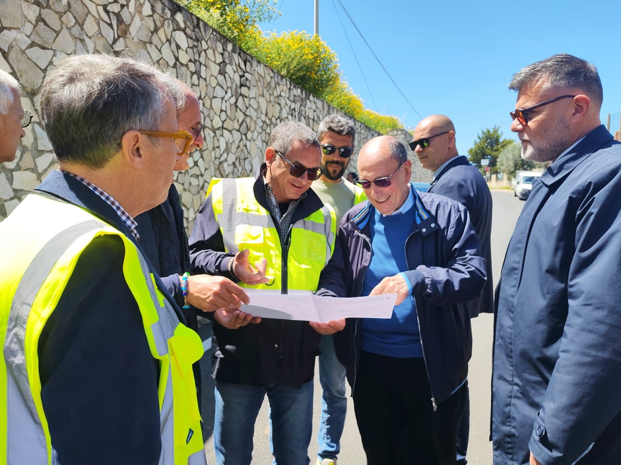 Il sopralluogo a sorpresa del presidente Schifani a Niscemi