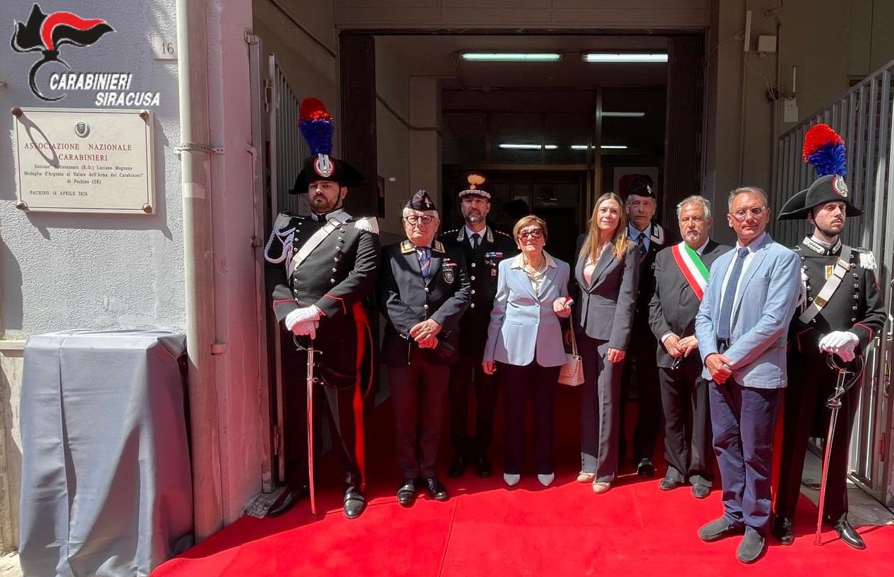 Pachino, inaugurata la sede dell’Associazione Nazionale Carabinieri: un nuovo presidio di legalità