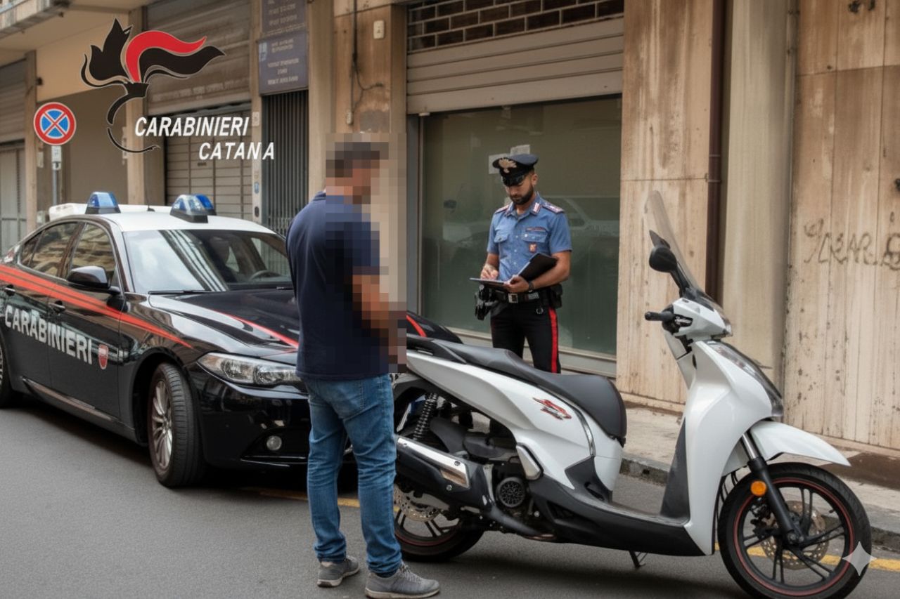 Gravina, 44enne ai domiciliari beccato a bordo di uno scooter