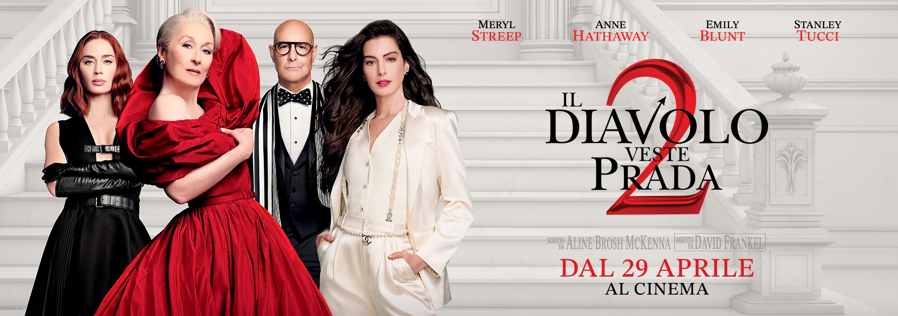 “Il diavolo veste Prada 2”, un ritorno in grande stile: oggi l’uscita nelle sale del sequel dell’iconico film con Meryl Streep, Anne Hathaway, Emily Blunt e Stanley Tucci
