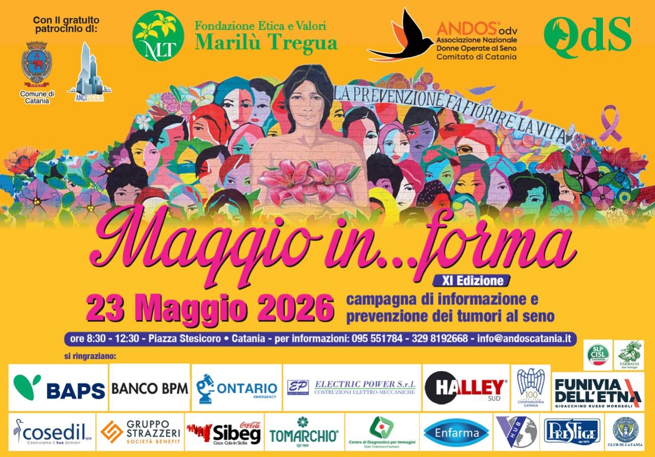 Torna “Maggio in…forma” per la lotta contro il tumore al seno