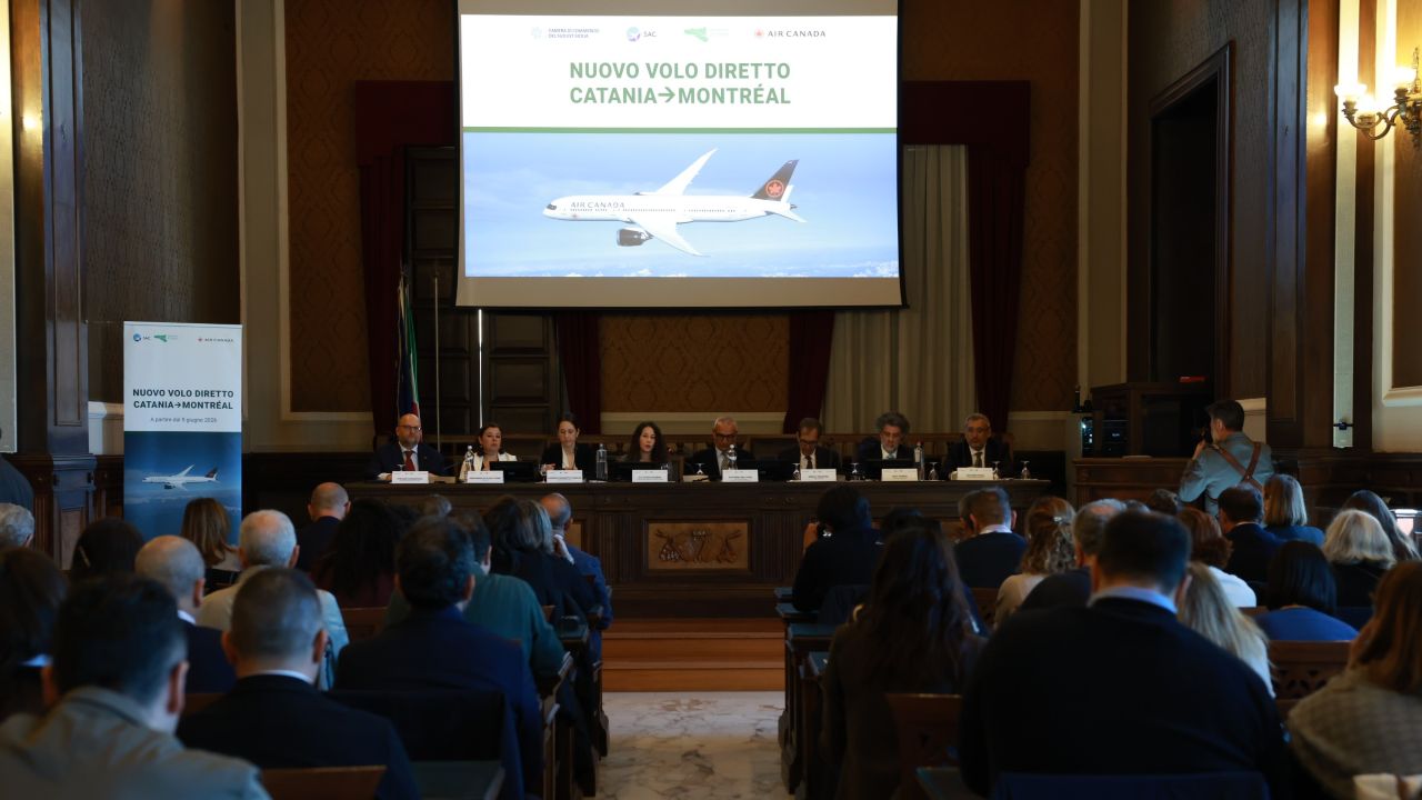 Air Canada “svela” il nuovo volo diretto tra Catania e Montréal: inaugurata la tratta