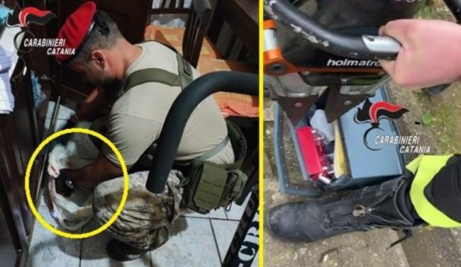 Smantellato “mercato” della droga in una casa di Palagonia: in manette un 26enne
