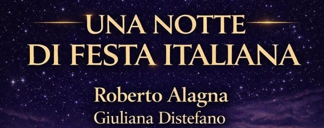 Il tenore Roberto Alagna è la prestigiosa voce dell’atteso concerto “Una notte di festa italiana”
