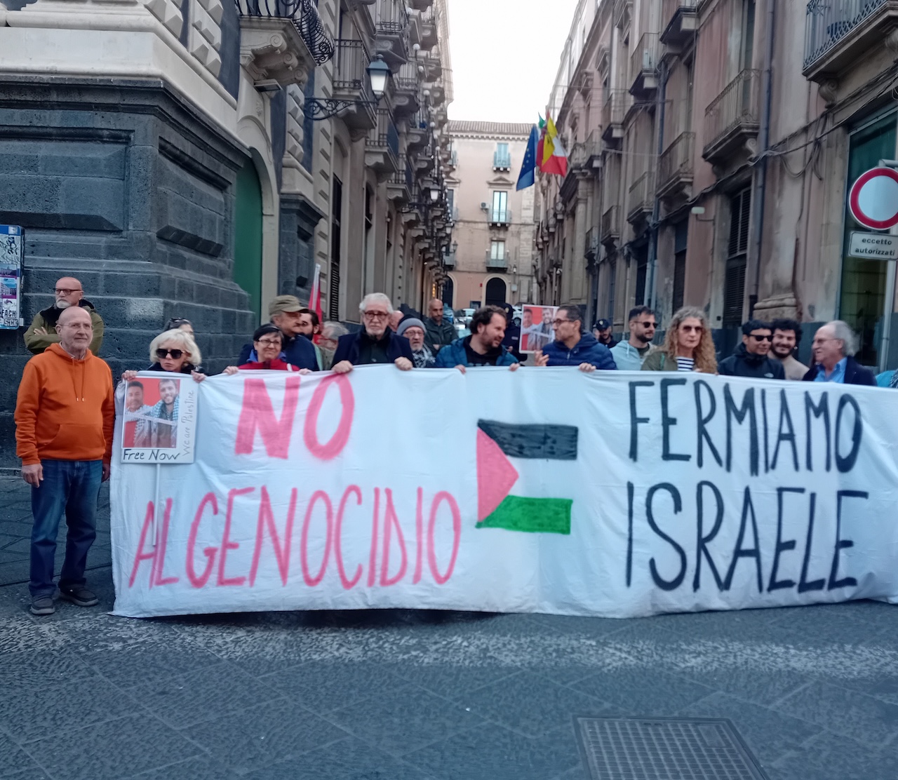 Flotilla, presidio a Catania per la liberazione dei due attivisti detenuti in Israele